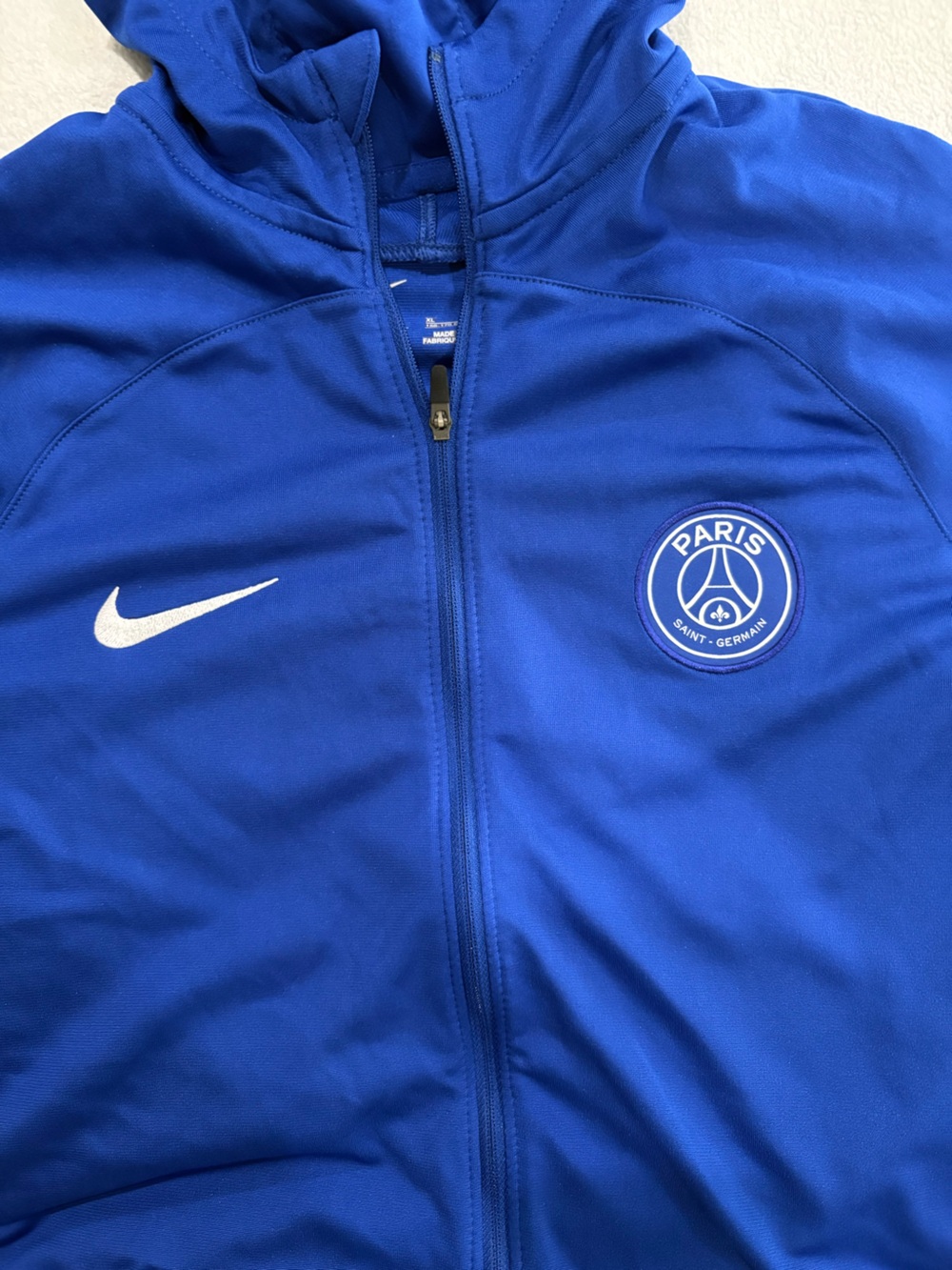 Nike PSG Training Jacket with White Swoosh, Youth XL